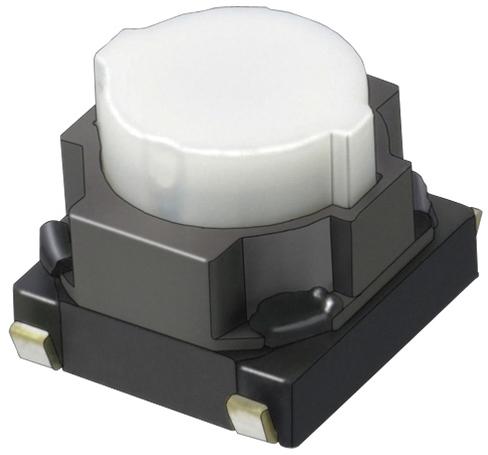 Panasonic Industry-EVQ-P1D05M Switch Tactile Switch Tactile N.O. SPST Round Button J-Lead 0.05A 12VDC 100000Cycles 2.5N SMD T/R