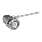 Conn TNC 0Hz to 11GHz 50Ohm Solder RA Cable Mount PL Gold Over Nickel Single