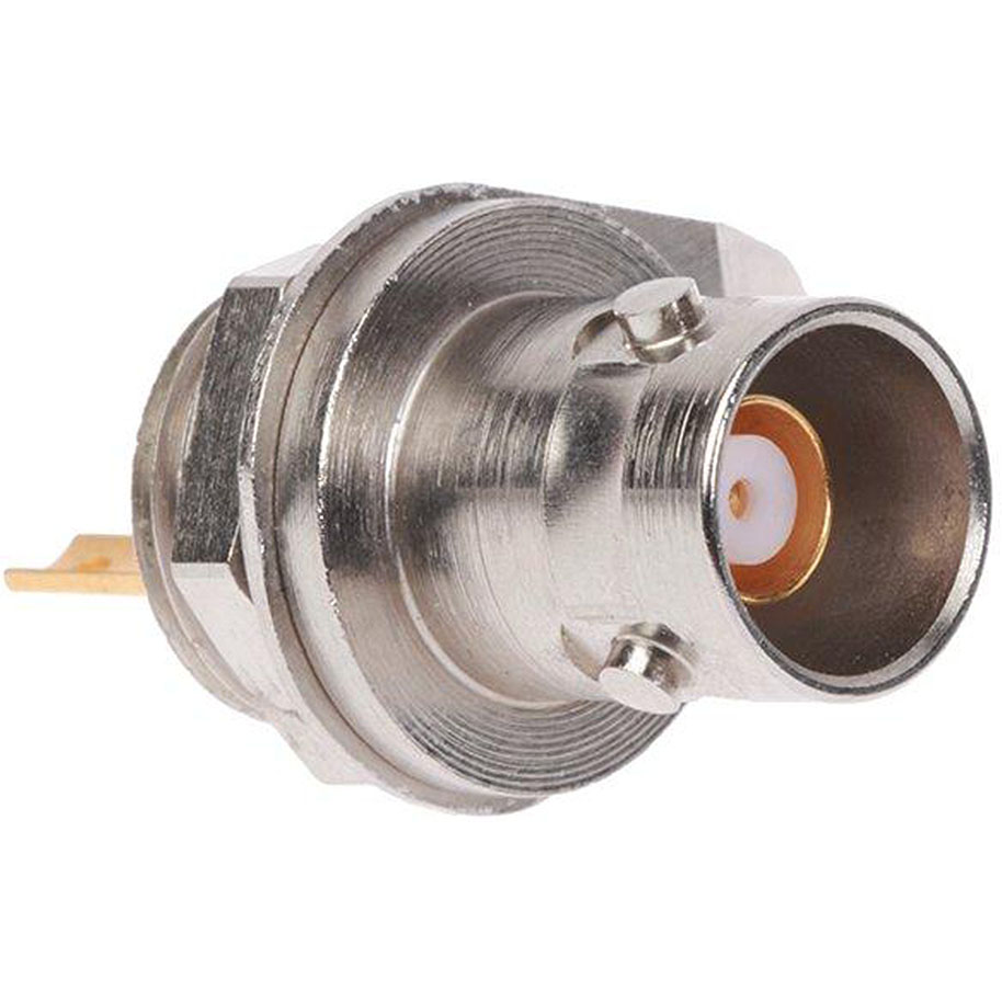 Molex-73115-5003 Conector RF Conn BNC 50Ohm Solder Pot ST Panel Mount F Gold Bag