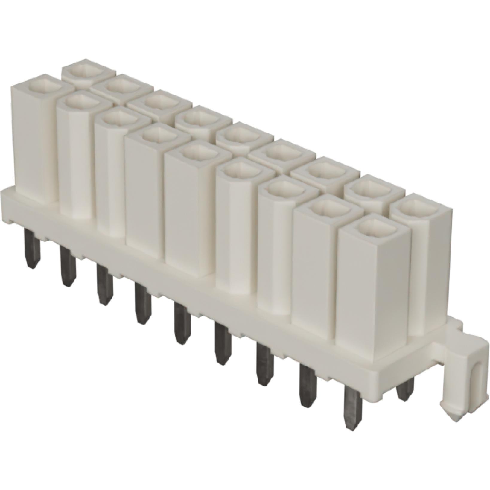 Molex-0444751821 Steckverbinderleisten und Leiterplattenbuchsen Conn RCP 18 POS 4.2mm Solder ST Thru-Hole 18 Terminal 1 Port