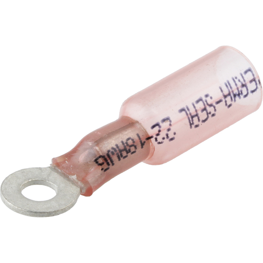 Molex-19164-0085 Steckverbinderanschlüsse Ring Tongue Terminal 18-22AWG Copper Alloy Red 37.1mm Tin Perma-Seal™ Carton