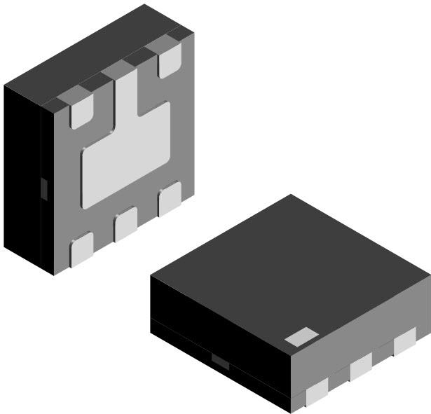 Vishay-GMF05LC-HSF-GS08 ESD 抑制器 ESD Suppressor TVS Uni-Dir 5V 6-Pin LLP-75 EP T/R