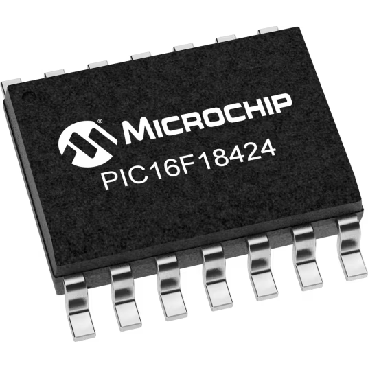 Microchip Technology-PIC16F18424T-I/SL Microcontrollers - MCUs MCU 8-bit PIC RISC 7KB Flash 2.5V/3.3V/5V 14-Pin SOIC N T/R