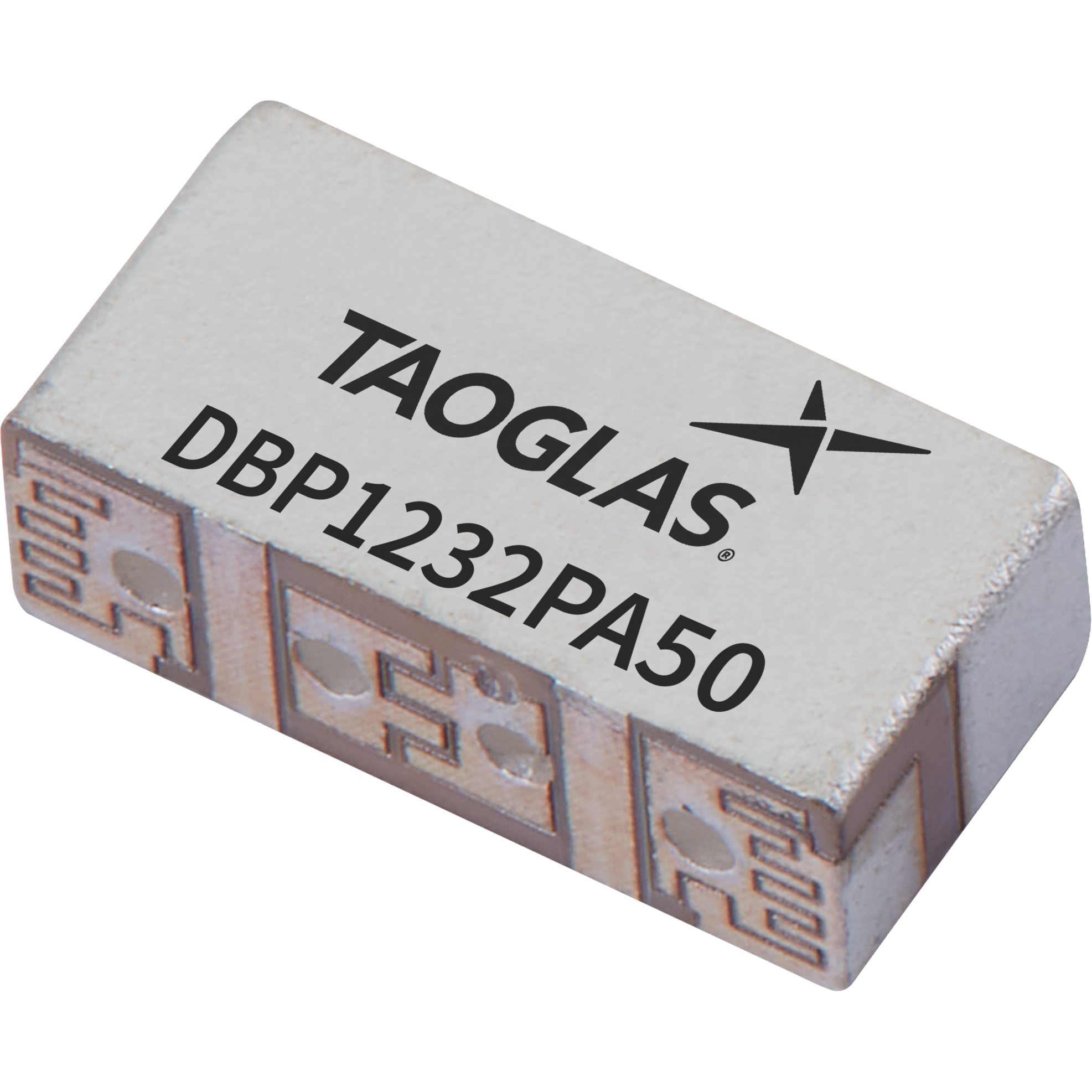 taoglas-DBP.1232.P.A.50 Filtros de cerámica Ceramic Filters Band Pass 1232MHz 1.5dB 50Ohm SMD 2Pin