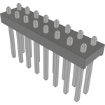 Conn Unshrouded Header HDR 16 POS 2mm Solder ST Thru-Hole Bulk