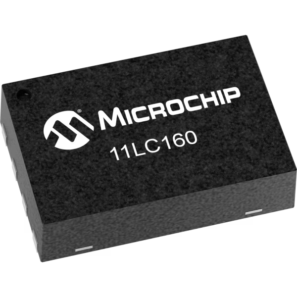 Microchip Technology-11LC160T-I/MNY EEPROM EEPROM UNI/O Serial 16K-bit 2K x 8 3.3V/5V 8-Pin TDFN EP T/R