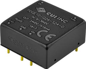 CUI Inc-PDQE10-Q48-D5-D Convertitore da DC a DC e modulo di regolazione della commutazione Module DC-DC 48VIN 2-OUT -5V/5V -1A/1A 10W 6-Pin DIP Module Tube