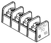 Molex-0387006308 Steckverbinder, Klemmenblöcke Conn Barrier Strip 8 POS 8.26mm Solder ST Thru-Hole 15A/Contact