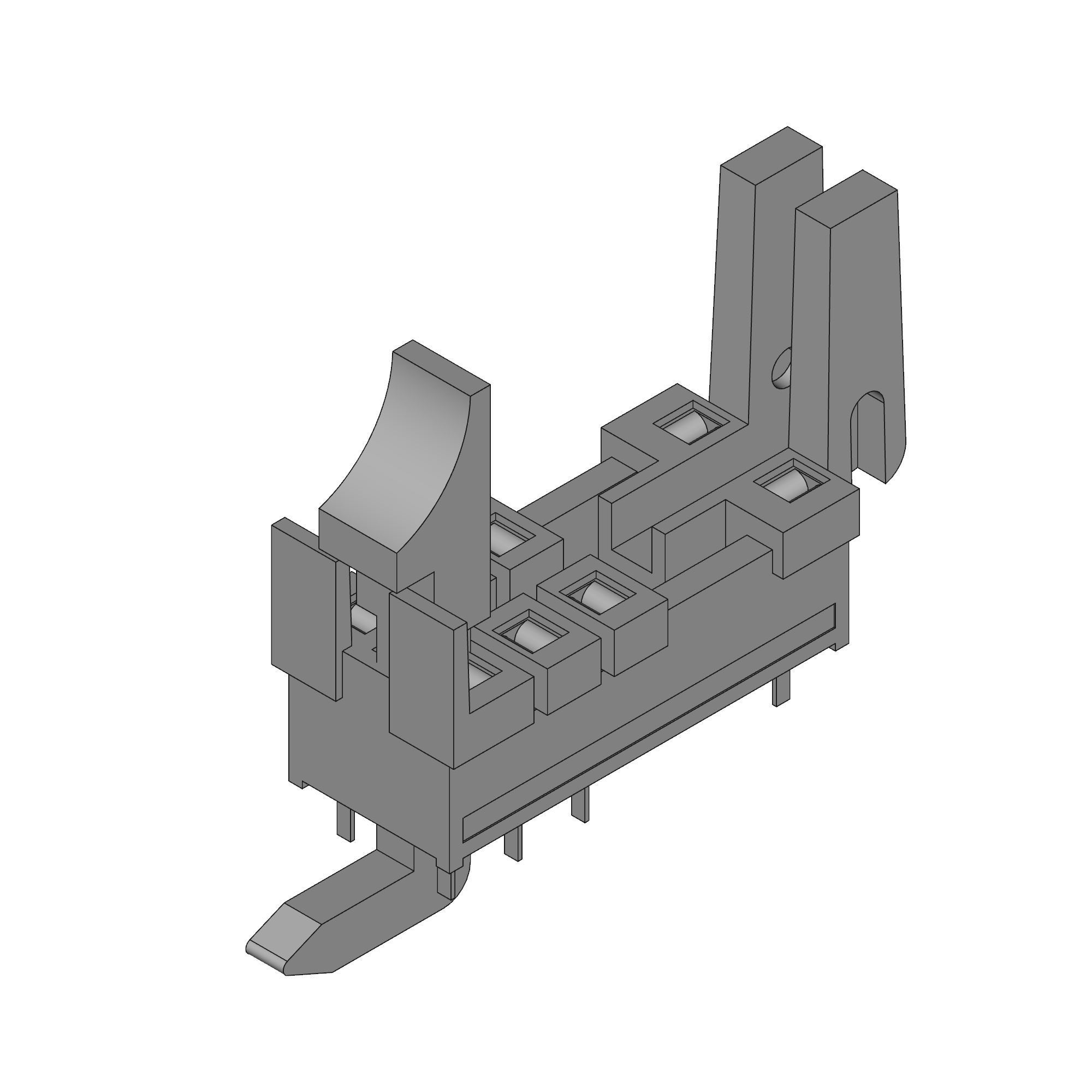 Omron-P2R-087P Relay Sockets Relay Sockets PC Pin Through Hole 2Pole
