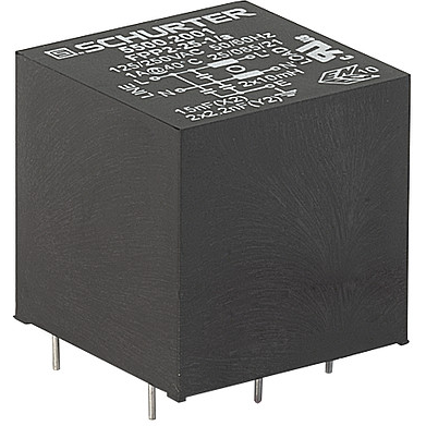 SCHURTER-5500.2003 Starkstromleitungsfilter Power Line Filter Single Phase 50Hz/60Hz 4A 250VAC PC Pins Thru-Hole