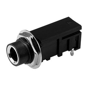 Same Sky (formerly CUI Devices)-SJ-63053A Conector de audio y video Conn Audio Jack F 3 POS Solder RA Thru-Hole 3 Terminal 1 Port Bulk