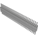 Conn Board Stacker HDR 32 POS 1.27mm Solder ST Thru-Hole Tube