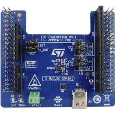 STMicroelectronics-X-NUCLEO-SNK1M1 Kits et outils de développement TCPP01-M12 USB Interface IC Expansion Board