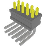 Conn Unshrouded Header HDR 10 POS 1.27mm Solder RA Side Entry Thru-Hole Tube