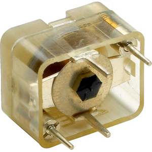 Vishay-BFC280905217 微调电容器 Cap Trimmer 2/18pF 300V -250±350 ppm/°C Top/Bottom Adj 125°C Blister