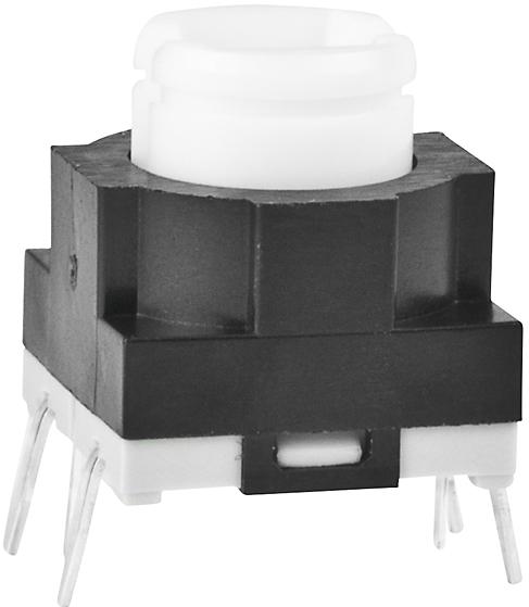 NKK Switches-JB15HBPF Commutateur tactile Switch Tactile OFF (ON) SPST Square Button PC Pins 0.125A 24VDC 1000000Cycles 2.65N Thru-Hole
