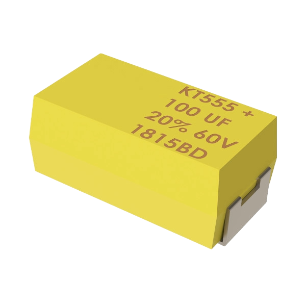 KEMET Corporation-T555B476M050AH Tantal-Polymer-Kondensatoren Cap Tant Polymer 47uF 50VDC B CASE 20%( 24.5 X 8.5 X 9.1mm) J Lead SMD 0.15 Ohm 105°C Bulk