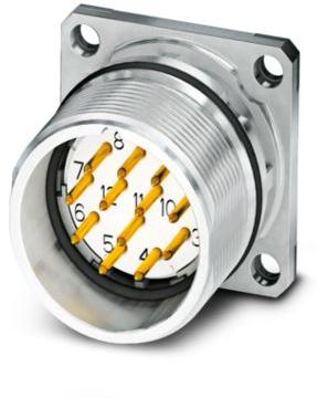 PHOENIX CONTACT-CA-12P1N122S00 Conector circular Conn Circular PIN 12 POS Solder ST Panel Mount 12 Terminal 1 Port