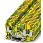 Conn Ground Modular Terminal Block 3 POS Push-In Spring G DIN Rail/T DIN Rail