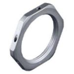 Connector Accessories Jam Nut Straight Aluminum Electroless Nickel