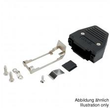 CONEC Elektronische Bauelemente GmbH-165X11369X Backshells Hood 2 Shell Size Acrylonitrile Butadiene Styrene Bulk