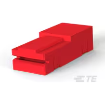 TE Connectivity-1982857-1 Custodia filo connettore dedicato Conn Housing 1 POS Crimp ST Cable Mount Red Bag
