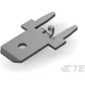 TE Connectivity-63823-1 Connector Terminals Quick Disconnect Terminal 12-24AWG Brass M 12.45mm Tin Over Copper/Tin Over Nickel Reel