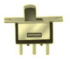 knitter-switch-MFS106D Interruttore a slitta Switch Slide ON ON SPDT Top Slide 5A 250VAC 28VDC 20000Cycles Solder Tag Panel Mount