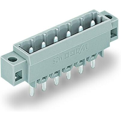 WAGO-231-166/040-000 Steckverbinderleisten und Leiterplattenbuchsen THT Male Header, 1.2 x 1.2 mm solder pin, straight, clamping collar, Pin spacing 5 mm, 6-pole