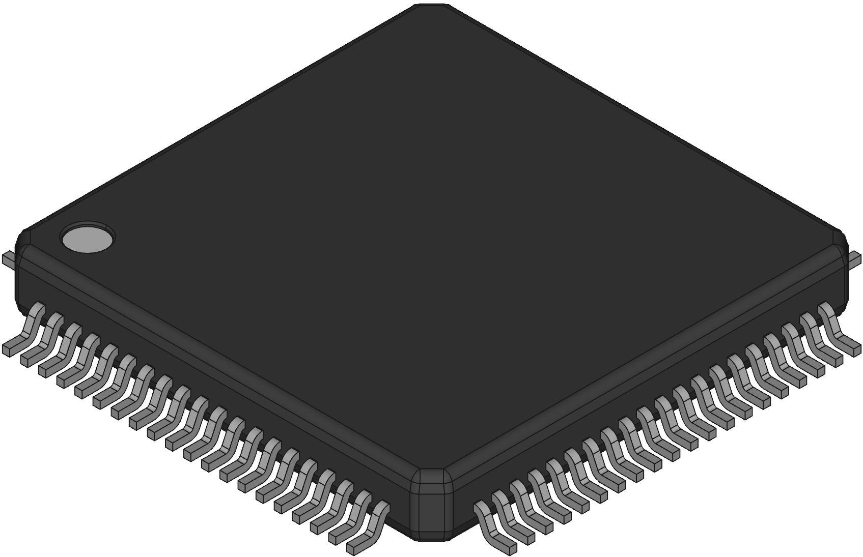 California Eastern Laboratories-M30280FCHP#U9B Microcontrollers - MCUs MCU 16-bit M16C/60 CISC 128KB Flash 3.3V/5V 80-Pin LFQFP T/R/Tray
