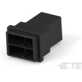 TE Connectivity-1-917808-2 Einzeladersteckverbinder, Gehäuse Conn Housing PL 4 POS 10.16mm Crimp ST Cable Mount Black Bag