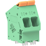 Conn Terminal Block 2 POS 2.5mm Solder 35° Thru-Hole 72A/Contact