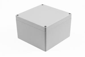 Hammond Manufacturing-1554QAGY Light Gray Acrylonitrile Butadiene Styrene Wall Mount Watertight Enclosure