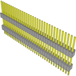 Conn Board Stacker HDR 34 POS 1.27mm Solder ST Thru-Hole Tube