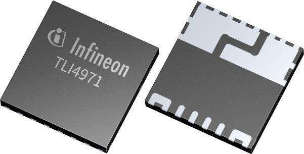 Infineon Technologies AG-TLE4971A075T5UE0001XUMA1 Sensori di corrente Current Sensor Current Sensor AC/DC Current 3.3V Automotive 8-Pin TISON EP T/R