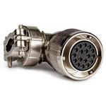 Conn Circular PIN 7 POS Solder Cup RA Cable Mount 7 Terminal 1 Port