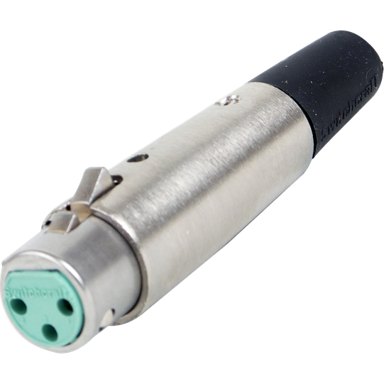Switchcraft-AA3F Raccordement audio et vidéo Conn XLR Connector F 3 POS Solder ST Cable Mount 3 Terminal 1 Port