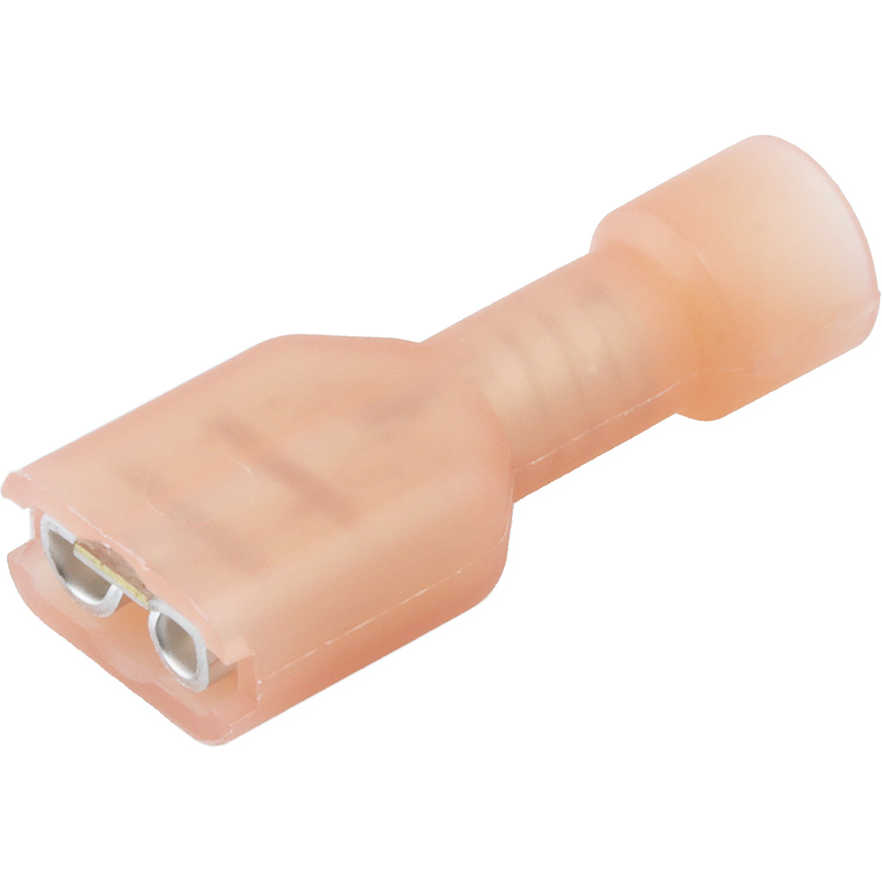 Molex-0190030011 Steckverbinderanschlüsse Quick Disconnect Terminal 18-22AWG Brass Red F 19.81mm Electro Tin InsulKrimp™ Bag