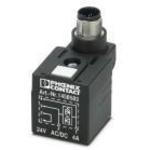 Valve connectors 4-position Plug straight M12 A-coded on Valve connector