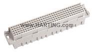 HARTING-02050000005 Steckverbinder, Mutterplatine Conn Daughter Card F 160 POS 2.54mm Crimp ST Cable Mount