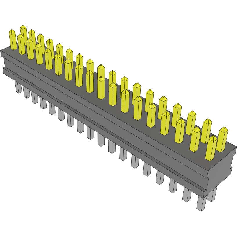 Samtec-FTSH-118-02-L-D Steckverbinderleisten und Leiterplattenbuchsen Conn Unshrouded Header HDR 36 POS 1.27mm Solder ST Top Entry Thru-Hole Tube