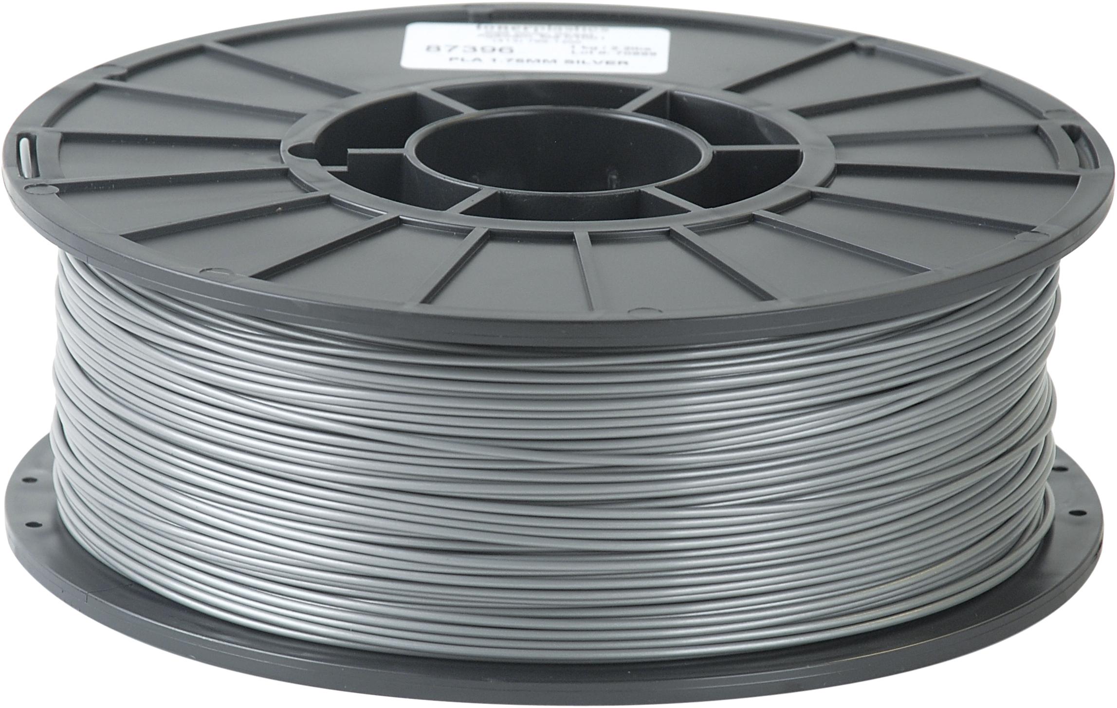 Arrow Development Tools-SILVPLA-288-3M 3D Printing Filaments SAMPLE OF SILVER GRAY 2.88MM PLA FILAMENT