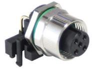 Bulgin Limited-PXMBNI12RAM05APCM12 Connector Circular Conn M12 Circular PIN 5 POS Solder RA Thru-Hole 5 Terminal 1 Port Buccaneer