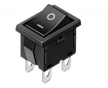 ALPS ALPINE CO., LTD-SDDJE30700 Wippschalter Switch Rocker ON OFF DPST Quick Connect Curved Rocker 10A 250VAC Bulk