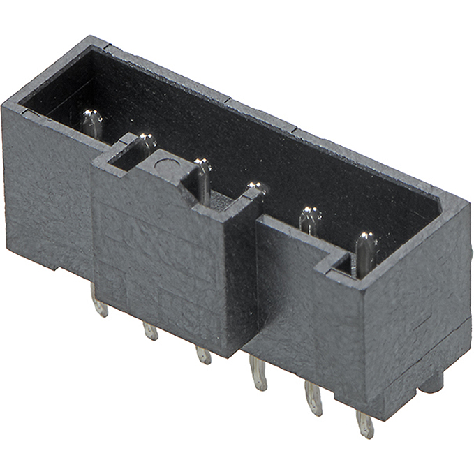 Molex-2078430006 Steckverbinderleisten und Leiterplattenbuchsen Conn Wire to Board HDR 6 POS 2.5mm Solder ST Top Entry Thru-Hole Bag