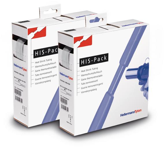 HellermannTyton-300-30483 Wärmeschrumpfende Produkte Heat Shrink Tubing ST Polyolefin Transparent Thin Box