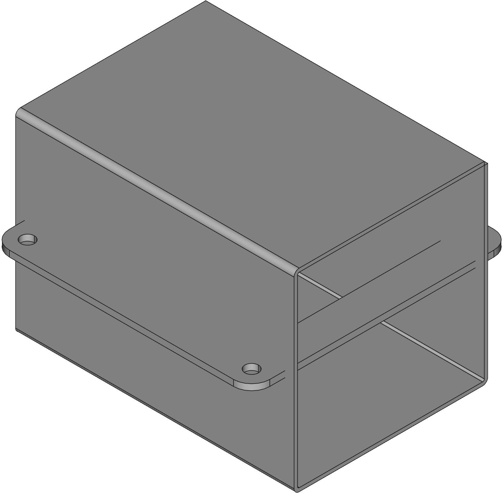 Hammond Manufacturing-1487CM6 Kabelzubehör Cable Accessories, N12 Wireway, 6 Inch Nipple - Fits 4 x 4 - Steel/Gray