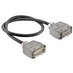 Copper cable (round) Pre-assembled on both sides Cable length 2 m