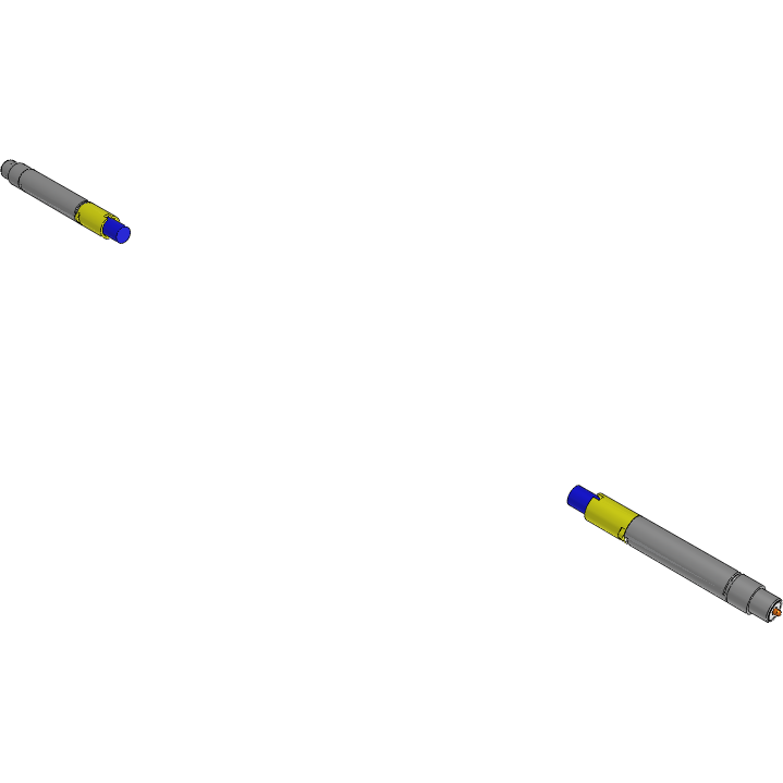 Samtec-BE25S-SCC41-10.0-02-0102 Assemblage de câble coaxial Cable Assembly Low Loss Microwave Coaxial 0.102m 25AWG Test Point to L Type Probe Bulls Eye® Bag