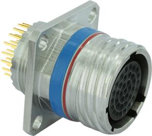 SOURIAU-8D5Q17M81SN621 Steckverbinder, rund Conn Circular SKT 33 POS Crimp ST Cable Mount 33 Terminal 1 Port